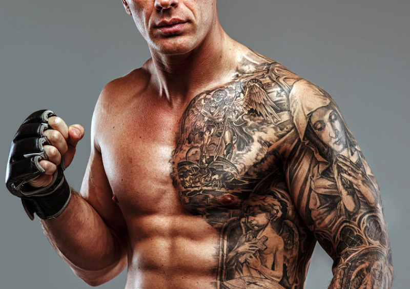 Wat gebeurt er met tatoeages na het verkrijgen van spieren?